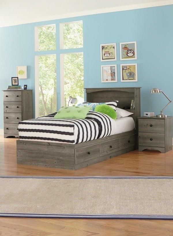 Perdue 13000 Series 588313002 3 Piece Queen Bookcase Headboard